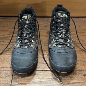 Keds Scout II Black Leopard Water Resistant Booties